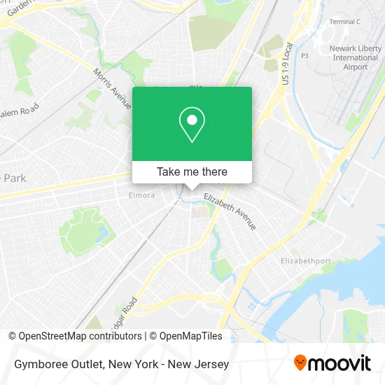 Gymboree Outlet map