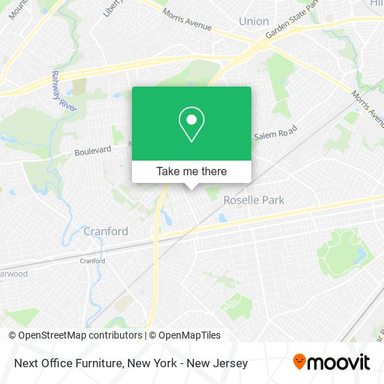 Mapa de Next Office Furniture
