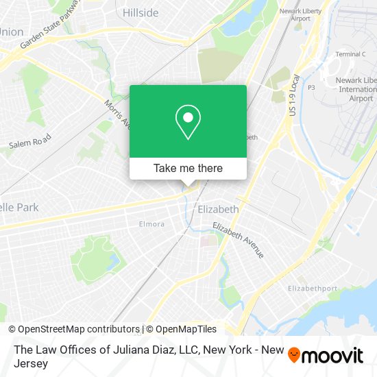 The Law Offices of Juliana Diaz, LLC map