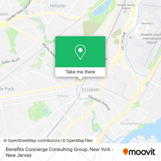 Mapa de Benefits Concierge Consulting Group