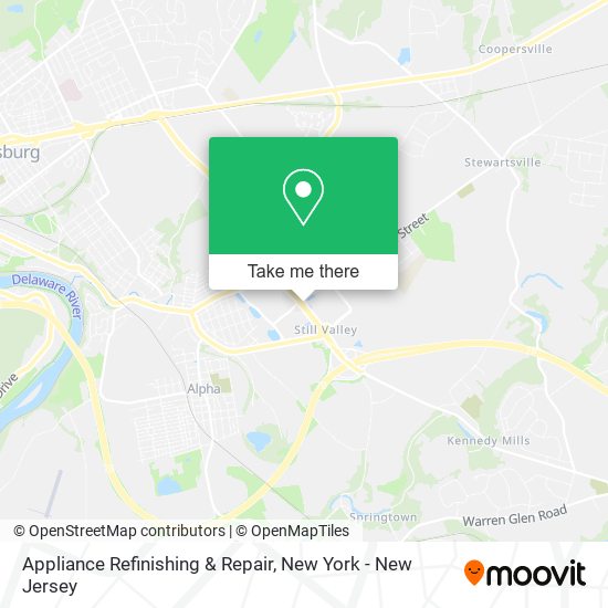 Mapa de Appliance Refinishing & Repair