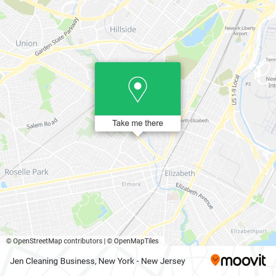 Mapa de Jen Cleaning Business