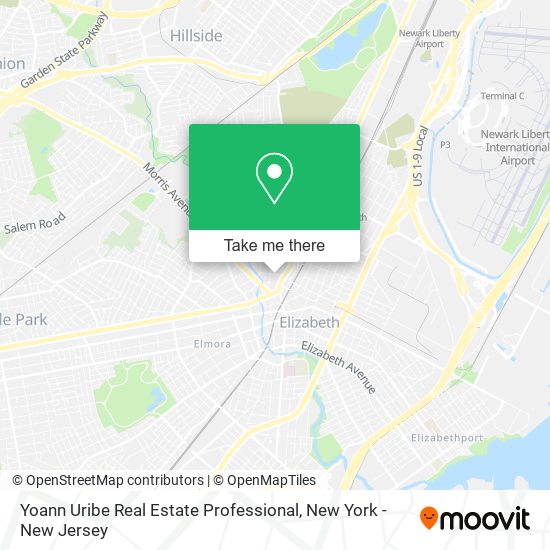 Mapa de Yoann Uribe Real Estate Professional