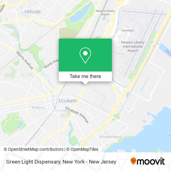 Green Light Dispensary map