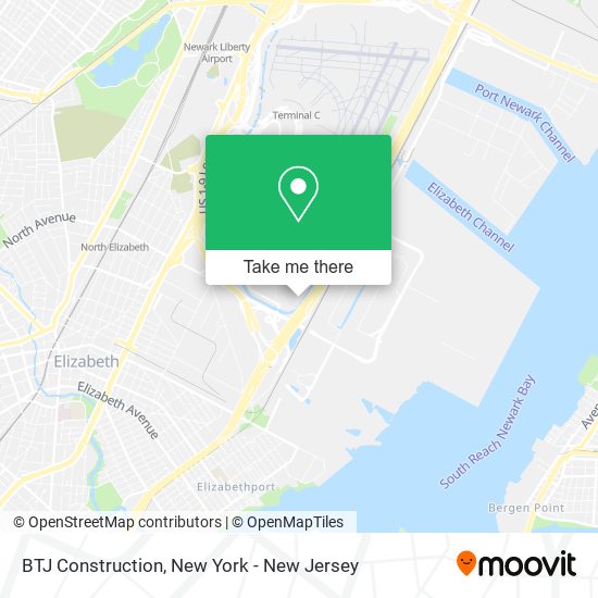 BTJ Construction map