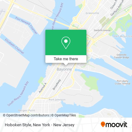 Hoboken Style map