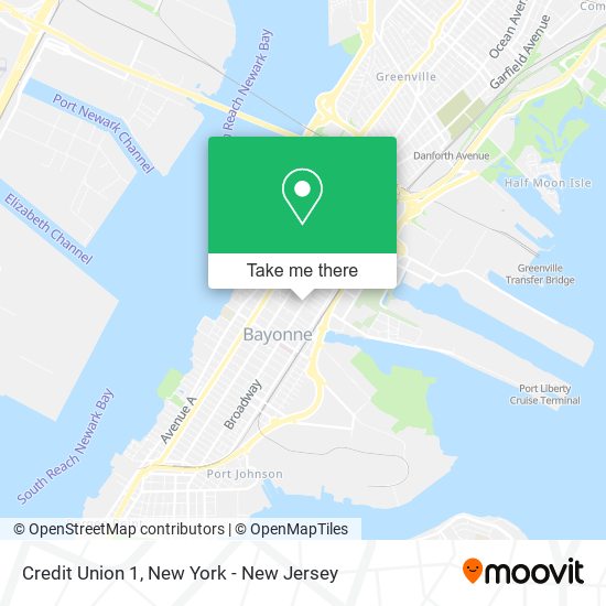 Credit Union 1 map