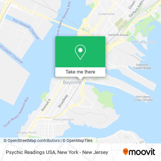 Psychic Readings USA map