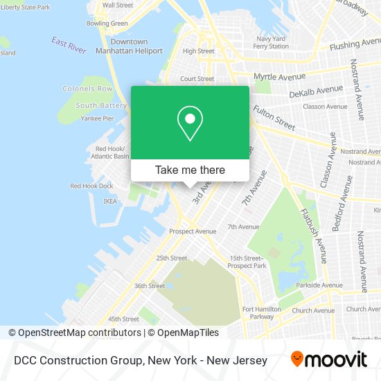 DCC Construction Group map