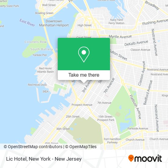 Lic Hotel map