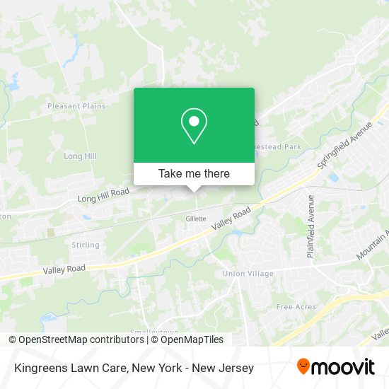 Kingreens Lawn Care map