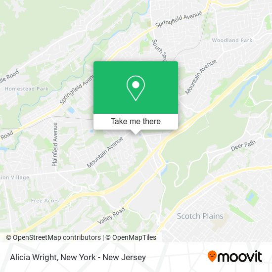 Alicia Wright map