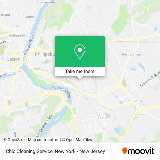 Chic Cleaning Service map