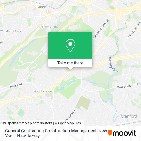 General Contracting Construction Management map