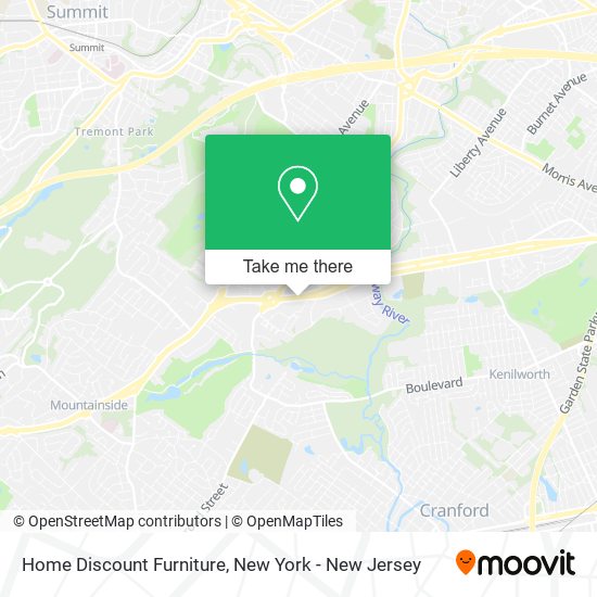 Mapa de Home Discount Furniture