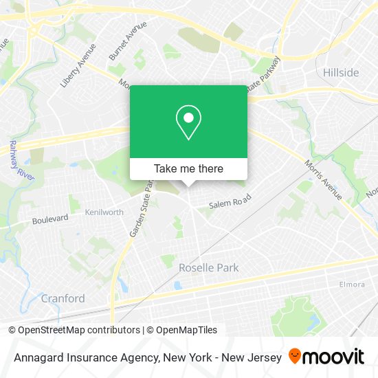 Mapa de Annagard Insurance Agency