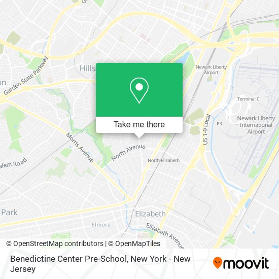 Benedictine Center Pre-School map