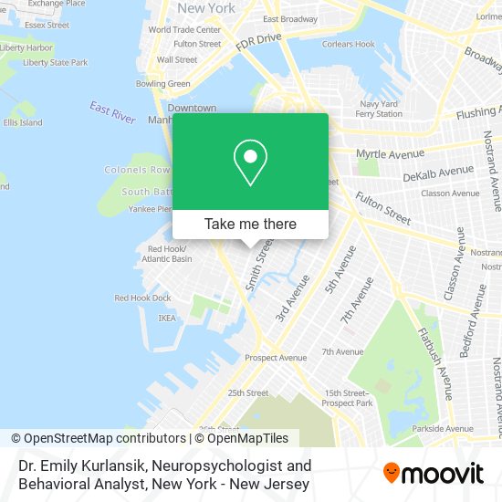 Mapa de Dr. Emily Kurlansik, Neuropsychologist and Behavioral Analyst