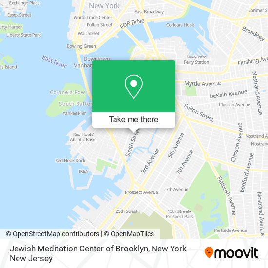 Mapa de Jewish Meditation Center of Brooklyn