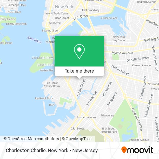 Charleston Charlie map