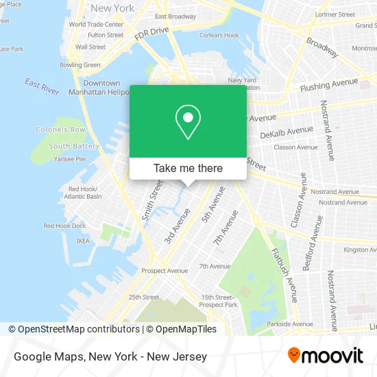Google Maps map
