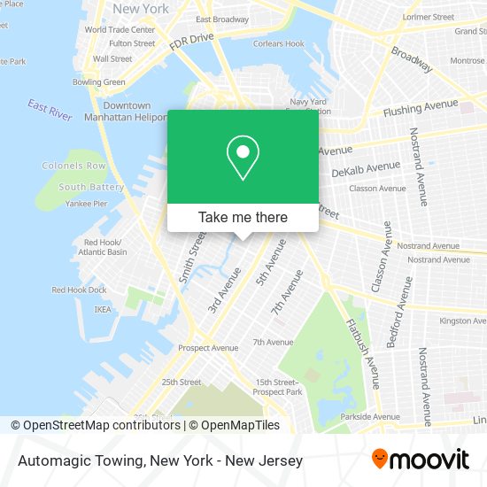 Automagic Towing map