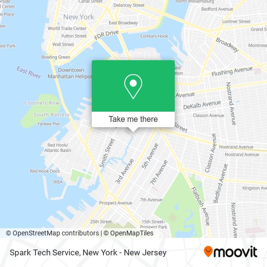 Spark Tech Service map