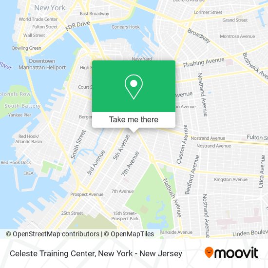 Mapa de Celeste Training Center