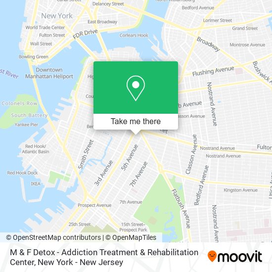 M & F Detox - Addiction Treatment & Rehabilitation Center map