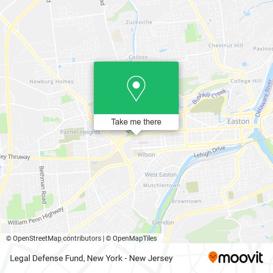 Legal Defense Fund map