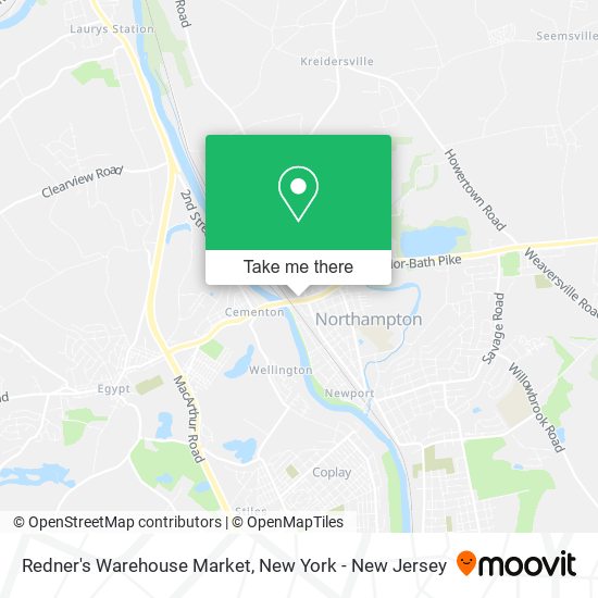 Redner's Warehouse Market map