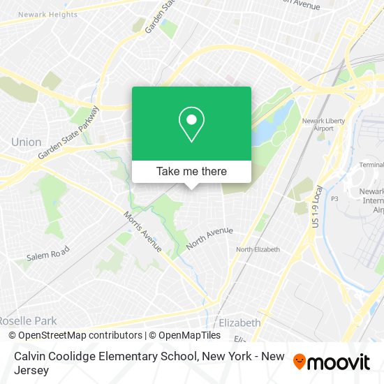 Mapa de Calvin Coolidge Elementary School