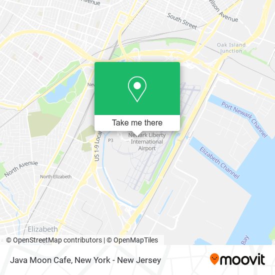 Mapa de Java Moon Cafe