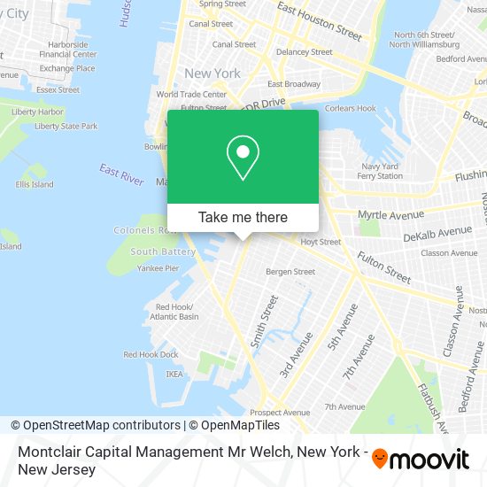 Mapa de Montclair Capital Management Mr Welch