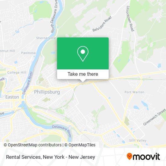 Rental Services map