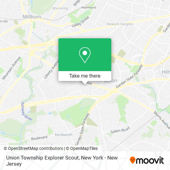 Union Township Explorer Scout map
