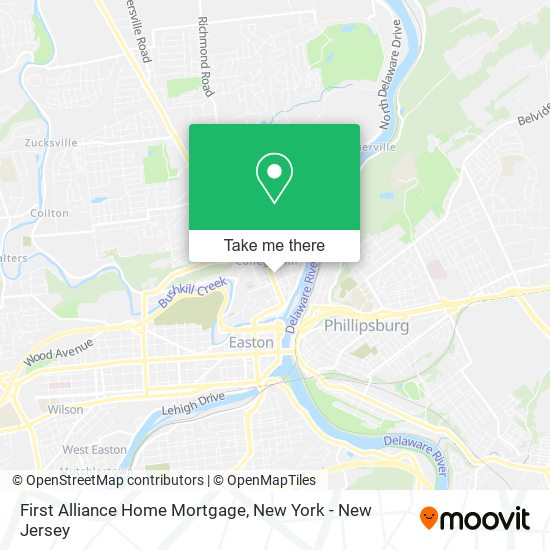 Mapa de First Alliance Home Mortgage