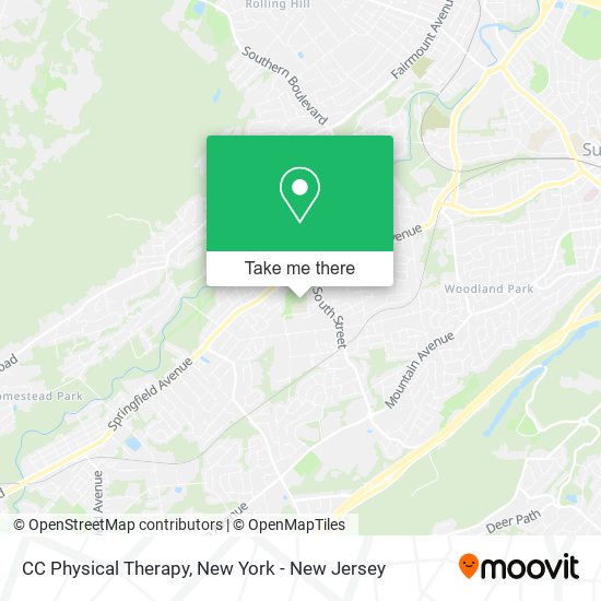 CC Physical Therapy map
