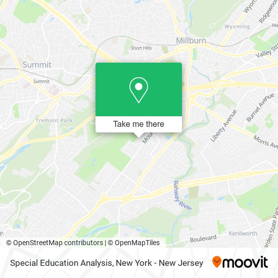 Special Education Analysis map