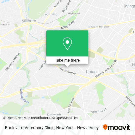 Boulevard Veterinary Clinic map