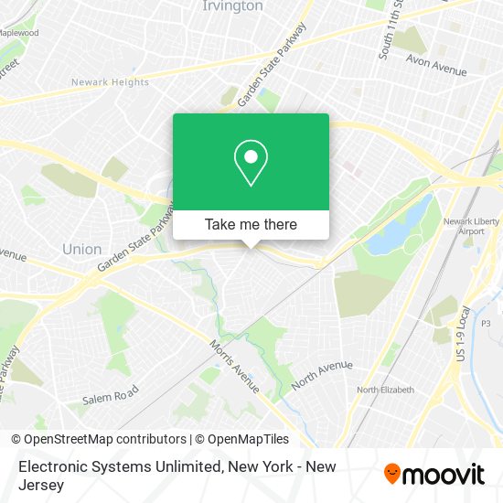 Electronic Systems Unlimited map