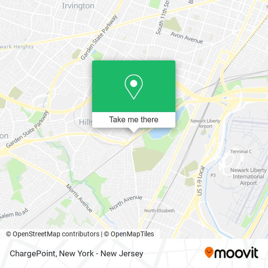 ChargePoint map