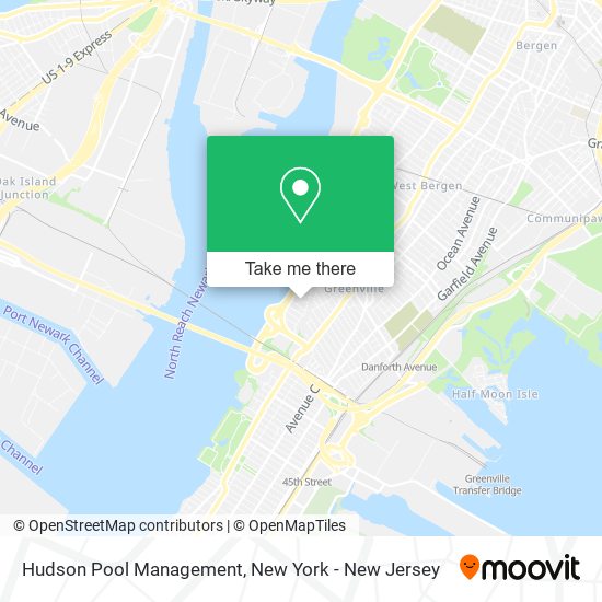 Hudson Pool Management map