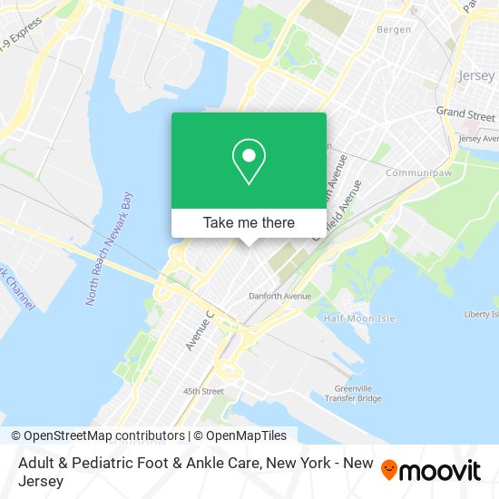 Adult & Pediatric Foot & Ankle Care map