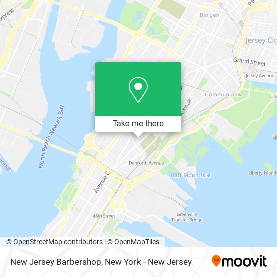 Mapa de New Jersey Barbershop