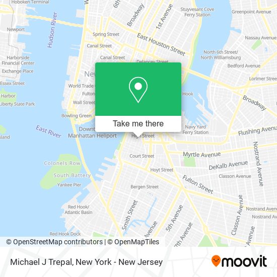 Michael J Trepal map