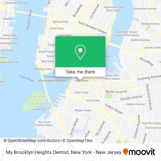 Mapa de My Brooklyn Heights Dentist