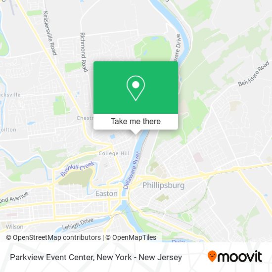 Mapa de Parkview Event Center