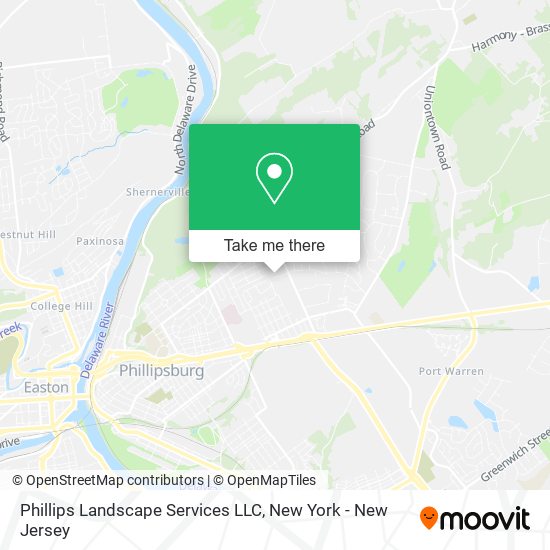 Phillips Landscape Services LLC map