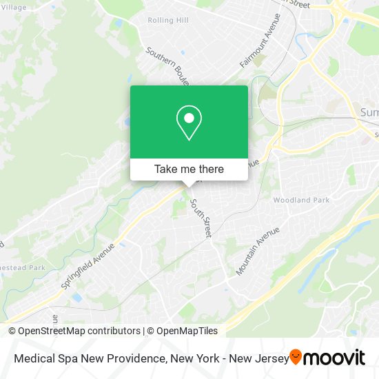 Medical Spa New Providence map